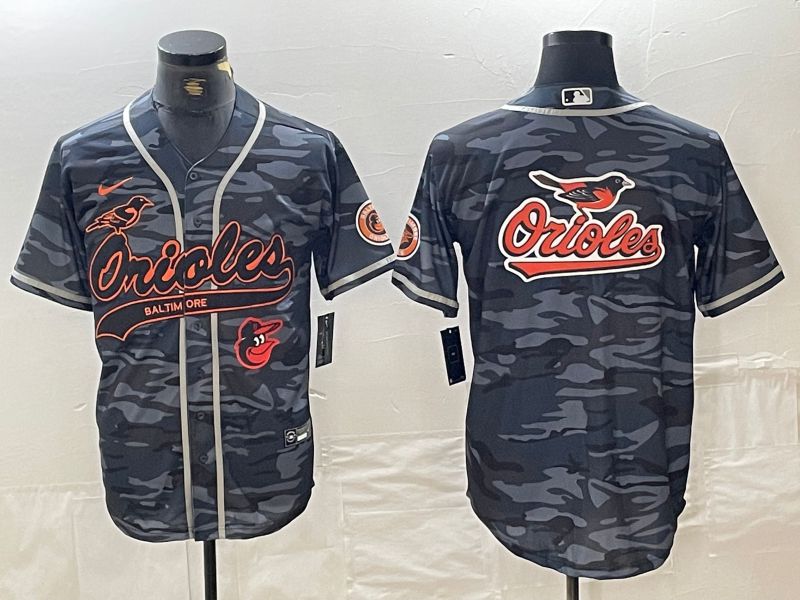 Men Baltimore Orioles Blank Camo Jointly 2024 Nike MLB Jersey style 6->baltimore orioles->MLB Jersey